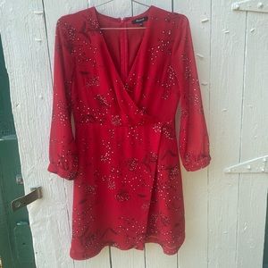 MADEWELL SEMI WRAP DRESS